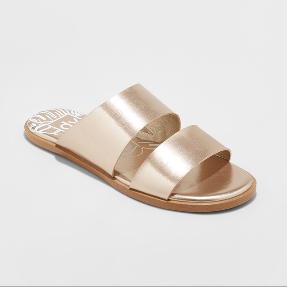 Women's dv Kylisa Two Band Slide Sandal -B1 - Picture 2 of 5